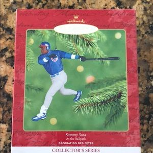 NIB Sammy Sosa Hallmark Keepsake Ornament .